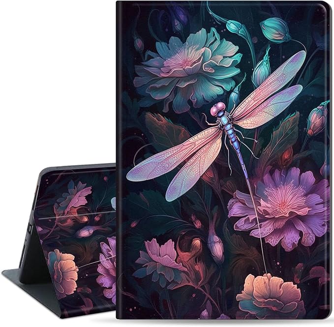 Case for iPad Air 11-inch (M4 2026 / M3 2025 / M2 2024) iPad Air 5th/4th Gen (2022/2020) 10.9 Slim PU Leather Folio Stand &amp Auto Sleep/Wake Protective Smart Cover Tree Fluorescent