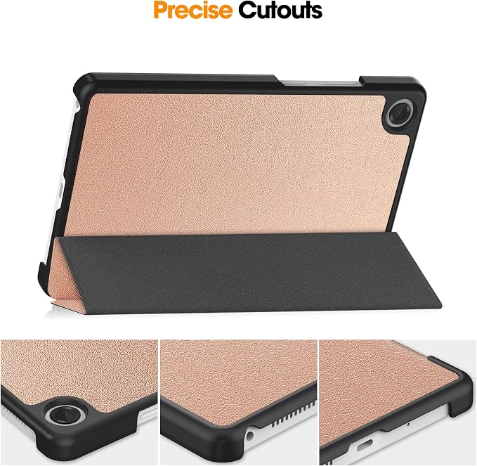 Smart Case for Lenovo Tab One / K9 8.7 Inch 2025 TB305XU/TB305FU Lightweight Trifold Stand Cover Auto Wake Sleep Blackish Green