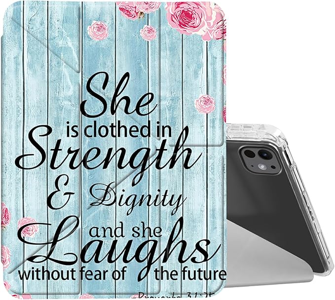 for iPad 10.2 &amp 10.5/iPad 9th/8th/7th Generation 10.2 2021 2020 2019 Case Mutil Angles Folding Y-Shaped Stand Cover with Pencil Holder Auto Wake/SleepAmerican Flag and Cow