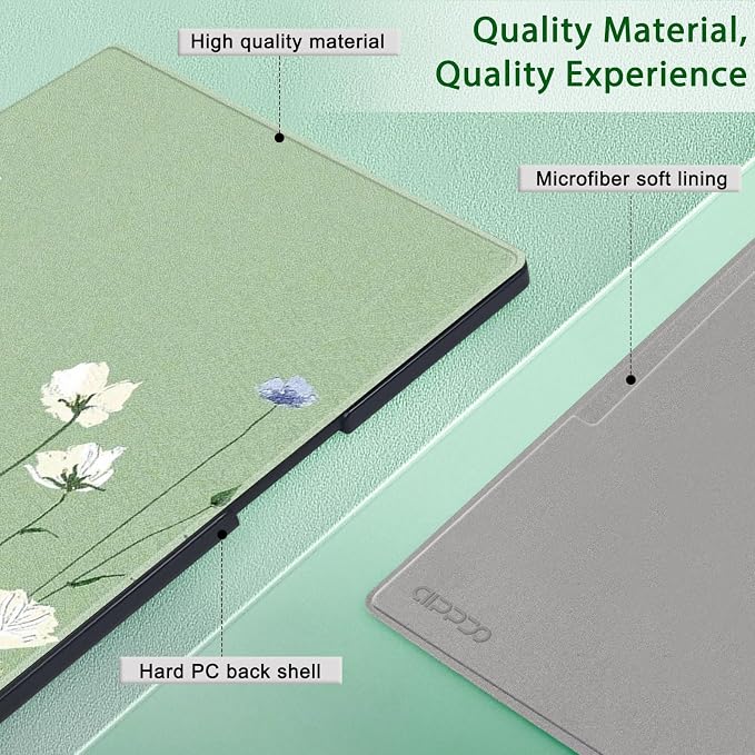 Case for Remarkable Paper Pro Tablet 11.8 (Released in 2024) Hard Back Shell Protective Book Folio Cover with Built-in Pen Holder with Auto Sleep/Wake Function.
