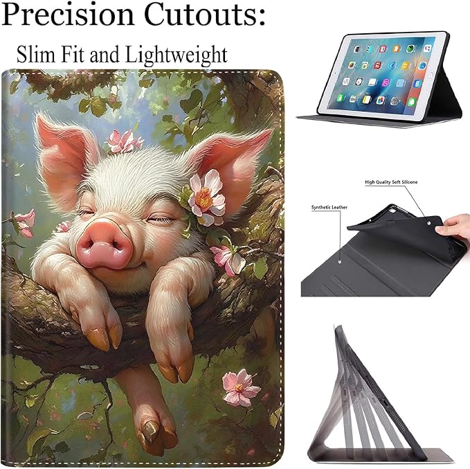 Case for New iPad (A16) 11th Generation 11 Inch 2025for iPad 10th Generation 2022 10.9 Inch Multi-Angle Stand Smart Cover Shockproof with Auto Wake/Sleep ，Starry Sky