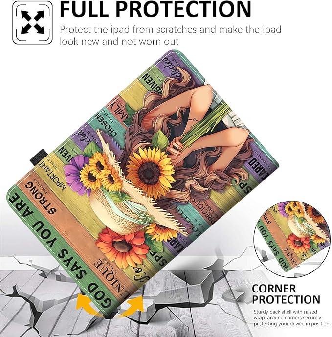 Case for Amazon Fire Max 11 Tablet (13th Generation 2023 Release) Multi-Angle Smart Stand Cover Auto Sleep/Wake for Fire 11 Max Tablet，African American Women Inspirational Quotes