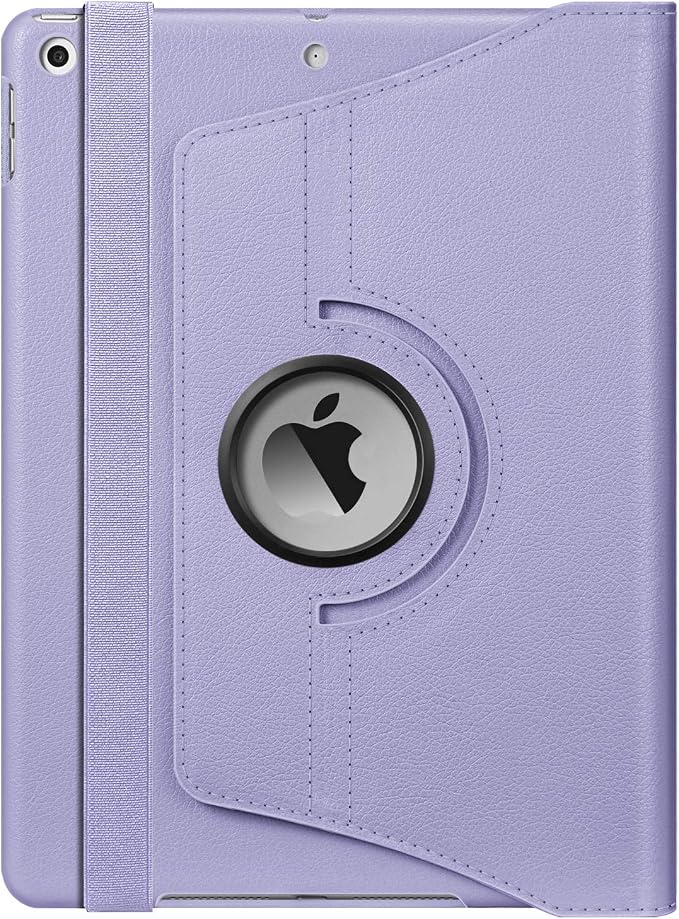 Fintie 360° Rotating Case for iPad 9th / 8th / 7th Generation 10.2 Inch | Swivel Stand Portrait &amp Landscape Viewing Shockproof Cover with Pencil Holder Auto Wake/Sleep Aqua Wave