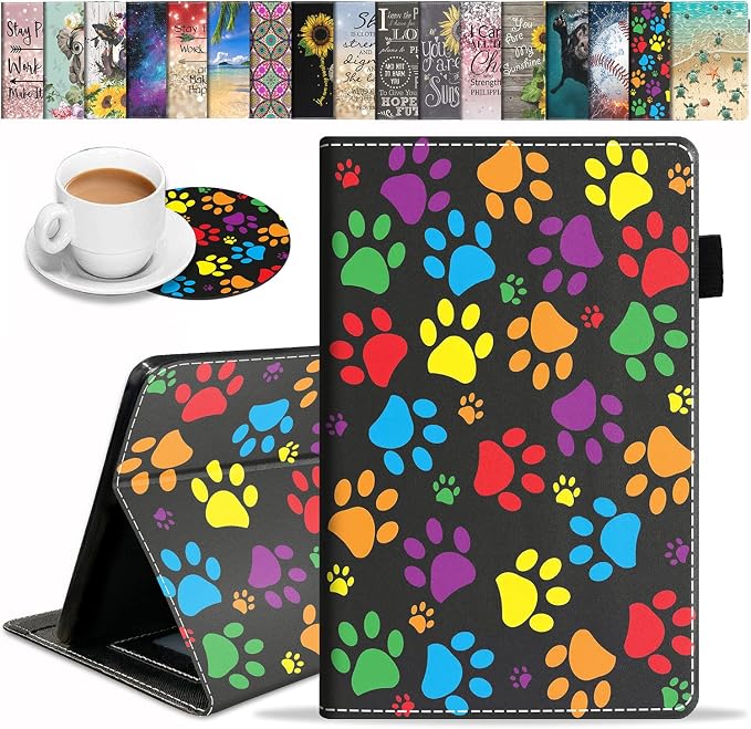 Case for Amazon Fire HD 10 Tablet (9th/7th Gen 2019/2017 Release) Premium PU Leather Cover with Auto Sleep Wake Feature Folio Case for Fire 10.1 Tablet Bible Verse Jeremiah 29:11