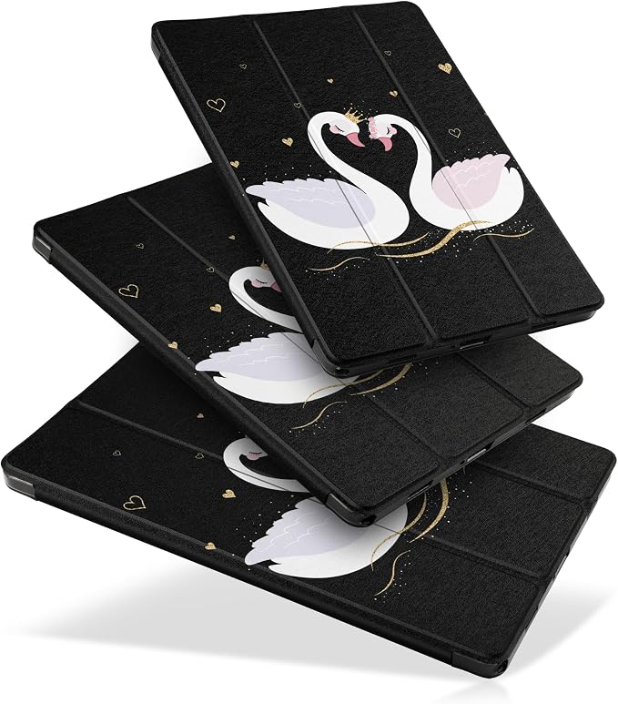 Case for Samsung Galaxy Tab A11 Plus A11+ 11 inch (2025/2026) &amp Tab A9 Plus A9+ 11 inch (2024/2023) Slim Smart Stand Cover with Translucent Hard Back Auto Wake/Sleep - Bear with Bows