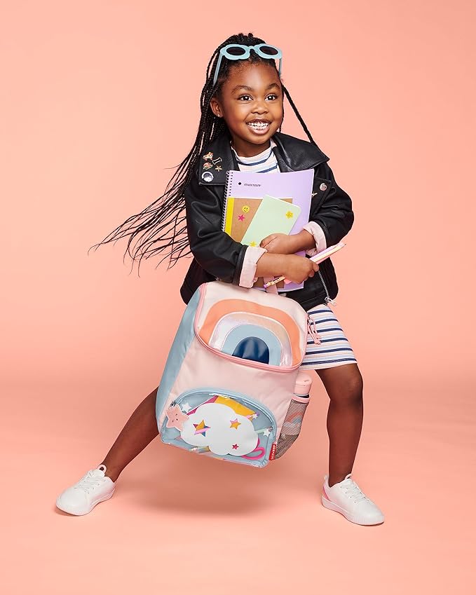 Skip Hop Sparks Kid's Backpack, Kindergarten Ages 3-4, Rainbow