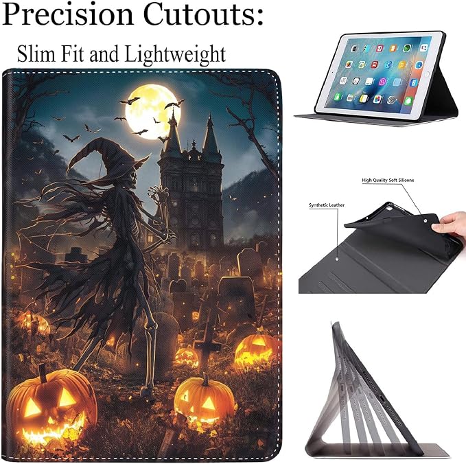 Case for New iPad (A16) 11th Generation 11 Inch 2025for iPad 10th Generation 2022 10.9 Inch Multi-Angle Stand Smart Cover Shockproof with Auto Wake/Sleep ，Starry Sky