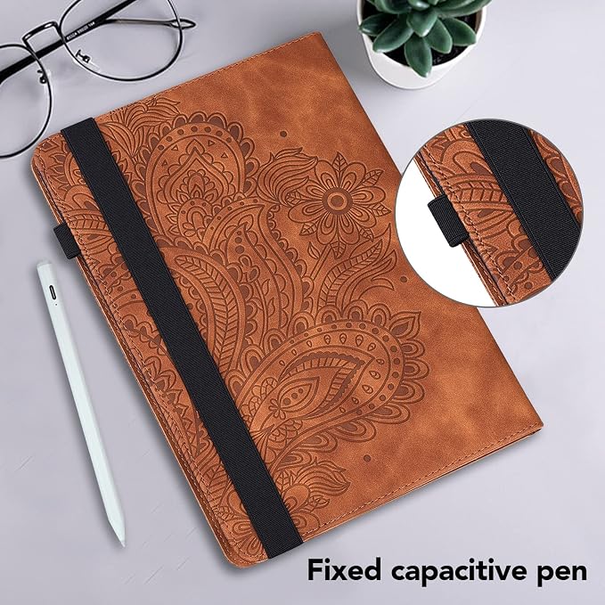 Case for Samsung Galaxy Tab A11 Plus/ A9 Plus 11 Inch PU Leather Multi-Angle Viewing Protective Cover with Card Slots - Blue