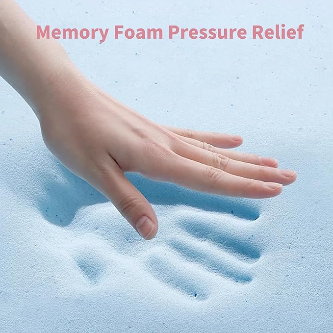 12 Inch Memory Foam Mattress,Twin XL Size Plush Hybrid Mattress,7-Zone Memory Foam & Pocket Spring,Edge Support & Motion Isolating,Pressure Relief, Certified Foams Fabric,Bed in a Box,Echelon Dream
