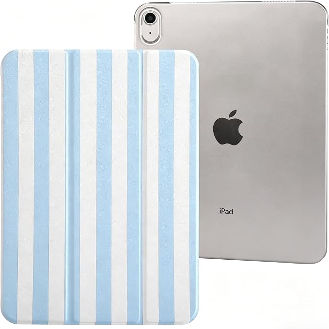 case for ipad 11th Generation11 Inch 2025 (A16 Chip) &amp 10th Gen 10.9 Inch 2022 - Slim Scratch-Resistant Hard PC Translucent Back Shell Smart Cover Wake/Sleep FunctionBlack Bow