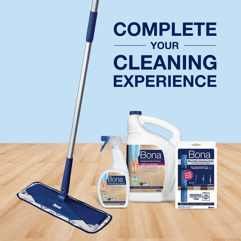 Bona Hardwood Floor Cleaner Spray - 32 fl oz - Residue-Free Floor Cleaning Solution for Wood Floors