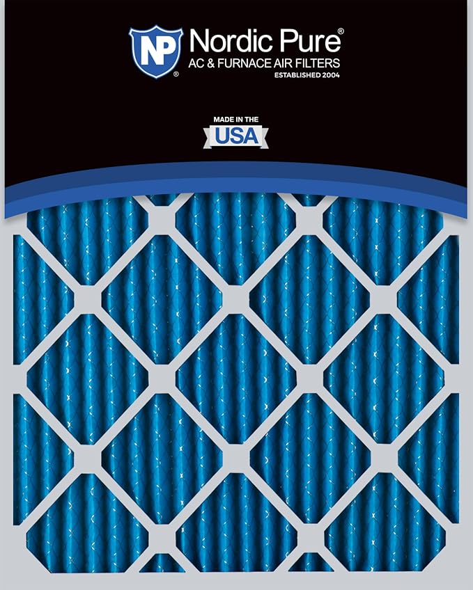 Nordic Pure 16x30x1 Pleated MERV 7 Air Filters 6 Pack