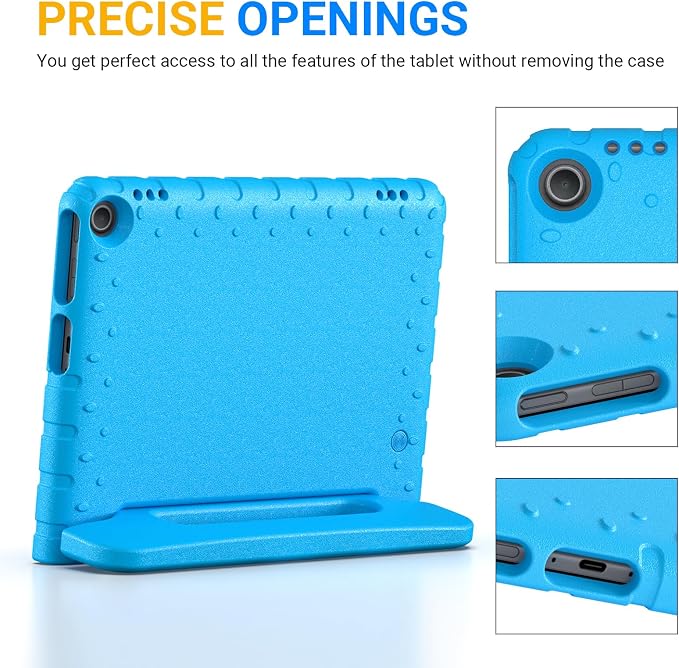 Kids Case for Fire Max 11 ShockproofStandBlue | Designed specifically for Fire Max 11(13th Generation 2023 Release)Light Weight Shockproof Tablet CaseEVA Foam Case
