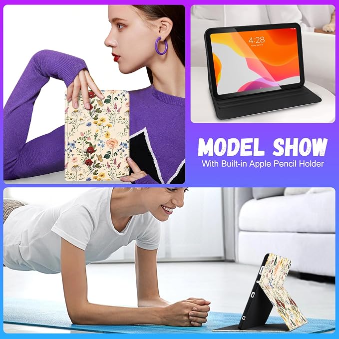 Uppuppy for iPad Air 3rd Generation Case for Apple iPad Pro 10.5 Inch Case Cute Kids Girls Women Girly Kawaii Teens Strawberry Pretty Unique Design Cover for iPad Air 3 Gen 2019 Pro 10.5 Cases