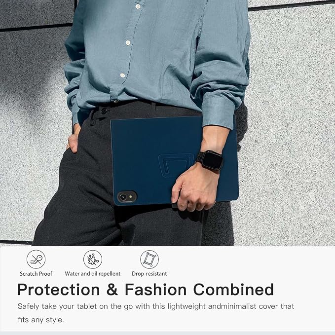 Tablet Case Cover For ApoloMedia EP1095T/ApoloSign EP1095T TabletMulti-Viewing AnglesSlim Light Shell Stand Cover for ApoloMedia EP1095T/ApoloSign EP1095T Tablet with Hand Strap&amp Pencil HolderB