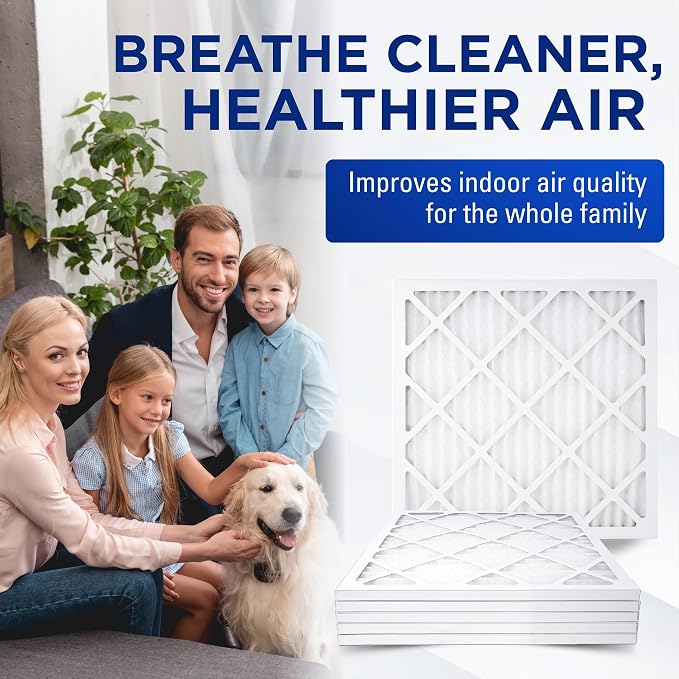 20x30x1 Air Filters, MERV 8 Pleated HVAC AC Furnace Filter Replacement