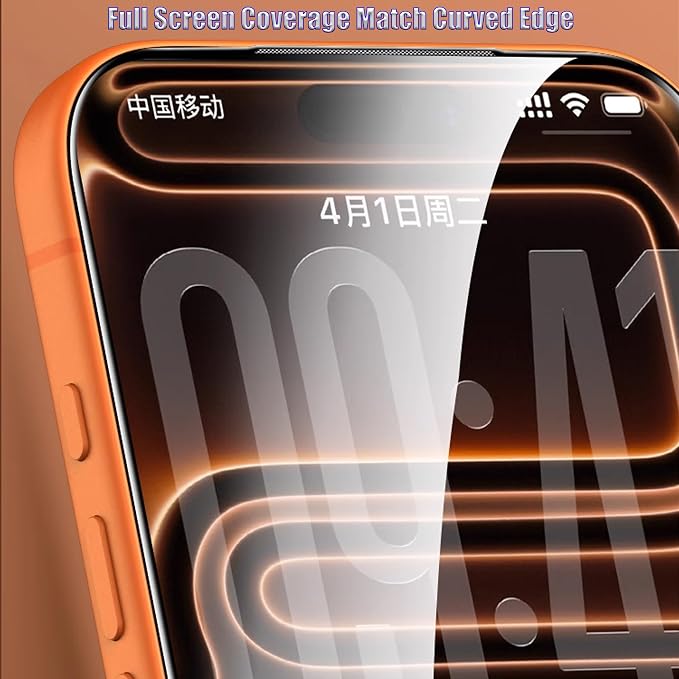 16 Pro Screen ProtectorAuto-Dust Removal Compartment With IPhone 16 Pro Screen Protector with Dust Free Chamber [Zero Bubble] 9H+Tempered Glass Films Shockproof (16 Pro)