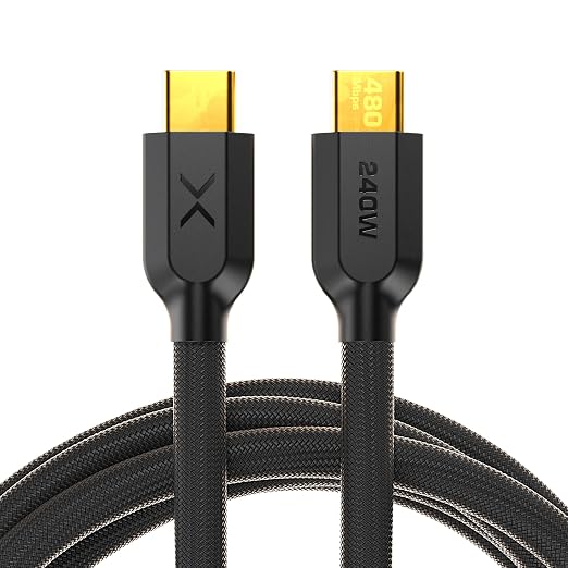 NOCO XGrid XC1: 240W USB-C to USB-C Cable with 3-Foot Durable Design | USB-IF Certified Smart E-Marker Chip 480Mbps Data UltraFlex Braided Nylon &amp Silicone Jacket 10000-Bend Tested