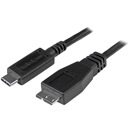 StarTech 3.3ft (1m) USB-C Cable 10Gbps 60W (3A) PD 8K 60Hz / 4K 144Hz USB-IF Certified Thunderbolt Compatible | USB-C to USB-C Thunderbolt 3 Compatible Reversible Connectors Sync and Back Up