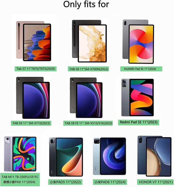 for Samsung Galaxy S9/S9FE/S8/S7 11 Butterfly Wings Kickstand Kids Girl Tablet Case EVA Material Light Weight Shockproof Kids Case for Lenovo M11 Xiaomi PDA 5/6 Redmi Pad SE (Blue)