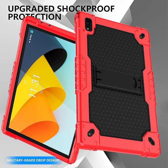 case for BYYBUO SmartPad A10_L 10.1 inch Android Tablet Shockproof Kids Friendly Protective Case+Shoulder Strap Kickstand for BYYBUO SmartPad A10 10.1 inch Tablet (Black)