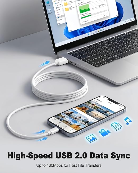 3.3FT Micro USB Cable for Old Android Phones/Headphones Charger 5Pack 60W USB A to Micro USB Cable for Samsung Galaxy S6/S7 J7 Edge Note 5 PS4/PS3 Controller Kindle Charger Cable Replacement MP3