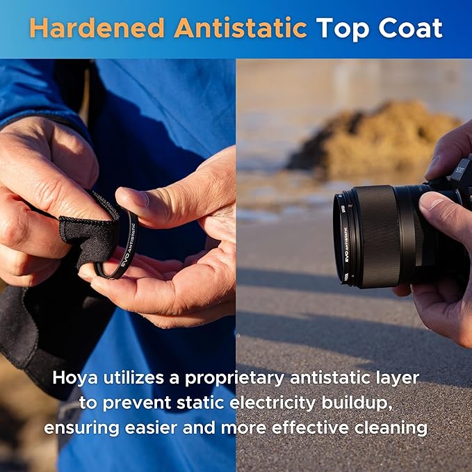 Hoya EVO Antistatic 55mm UV Filter — Camera Filters