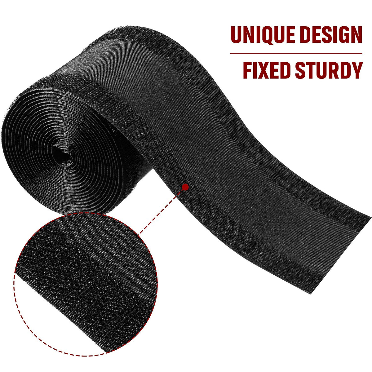 WILLBOND Carpet Cord Cover Cable Protector Floor Cover Cable Protector Management Only for Commercial Office Carpet(19.69 ft,Black)