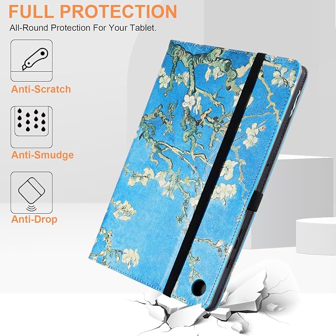 for Samsung Galaxy Tab A9 Plus Case Multiangle Stand for Samsung Tab A9 Plus Tablet Case 11 Inch SM-X210/SM-X216/SM-X218Black