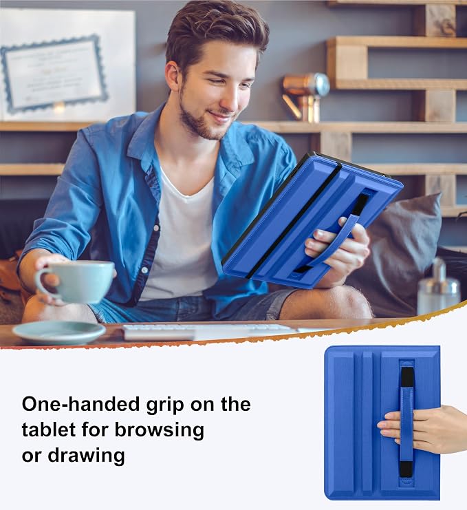 DTTO for iPad 9th/8th/7th Gen Case 10.2 Inch (2021/2020/2019) Brown | 360 Degree Rotating Premium Faux Leather Folio Stand Cover with Pencil Holder Auto Sleep/Wake Multiple Angles Hand Strap