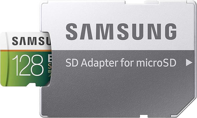 SAMSUNG (MB-ME128GA/AM) 128GB 100MB/s (U3) MicroSDXC EVO Select Memory Card with Full-Size Adapter