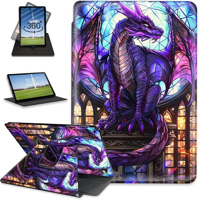 for Amazon Fire Max 11 2023 Release Table Case 11'' Rotating Auto Wake Sleep Leather Table Case for Amazon Fire Max 11 2023 Release Stand Bird Flowers Design for Woman Man