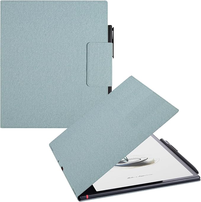 Magnetic Case for 10.3 Boox Note Air 5 CDark Blue | PU Leather Protective CoverSlim &amp LightweightPen Buckle Designwith Auto Sleep/Wake
