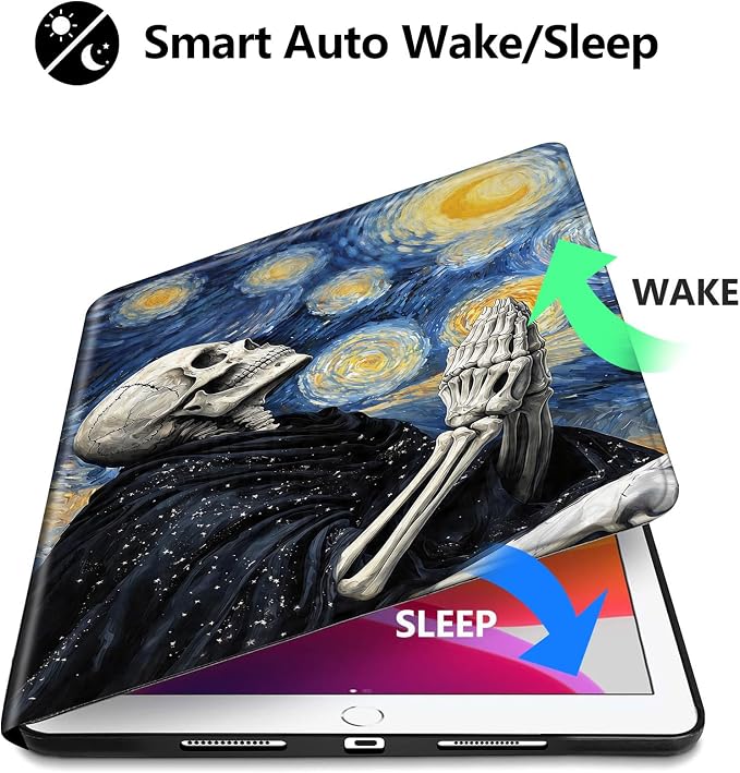 for iPad Air 13 Inch Case (M3/M2-2025/2024 Release) Slim iPad 13 Protective Case with Stand Hard Back Shell for iPad Air 13 Auto Wake/Sleep 1776 American Flag with Bullets