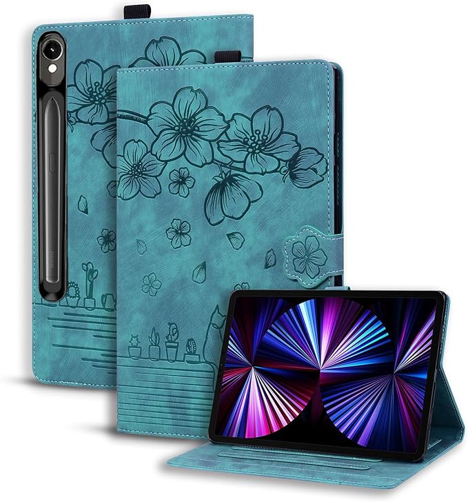 Case for Honor MagicPad 3 Pro 12.3 12.3 2026Multi-Angle Viewing PU Leather Folio Stand Cover with Pencil HolderShockproof Protective Case for Honor MagicPad 3 Pro 12.3 2026Rose Red