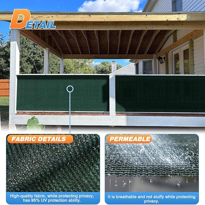 TANG Sun Shade Fabric Roll 8'x71' Shade Cloth