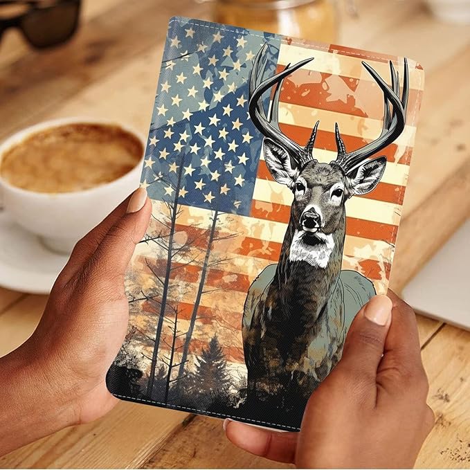 Case for Samsung Galaxy Tab A 8.0 2019 (SM-T290/T295/T297) Slim Lightweight PU Leather Stand Cover with Auto Wake/Sleep for Galaxy Tab A 8.0 Inch Abstract Watercolor Art Dogs