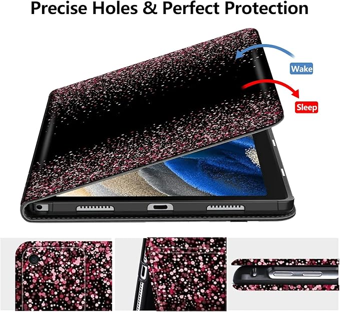 Case for Fire 7 Tablet &amp Fire 7 Kids (12th Gen 2022 Release) - Slim PU Leather Protective Smart Cover with Auto Sleep/Wake &amp Multi-Angle StandBlue Dandelion