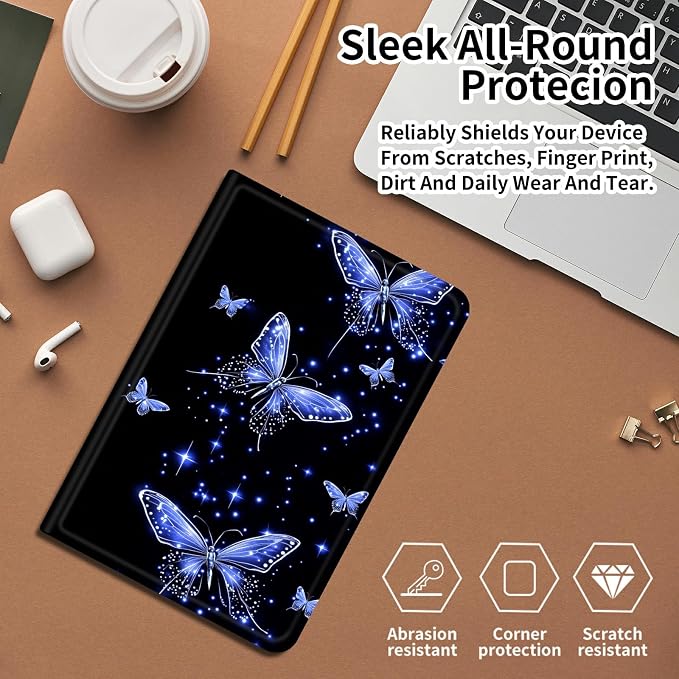 Case for Amazon Fire 7 Tablet 2019/2017 Release 9th/7th Generation PU Leather Smart Protective Cover with Auto Sleep/Wake for Fire 7 2019Beautiful Sunset