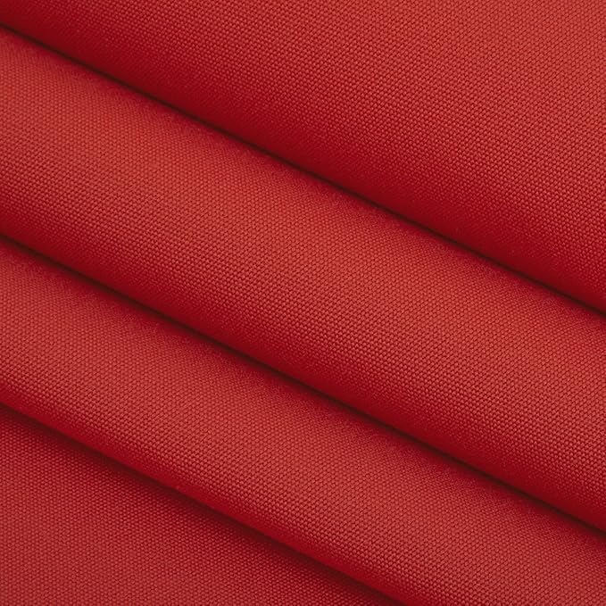 RSH DECOR: Sunbrella Square Throw Pillows Set of 2 | 24" x 24" | Water and Fade-Resistant Performance Fabric | Outdoor Pillow Covers with Down-Alternative Inserts | Canvas Jockey Red
