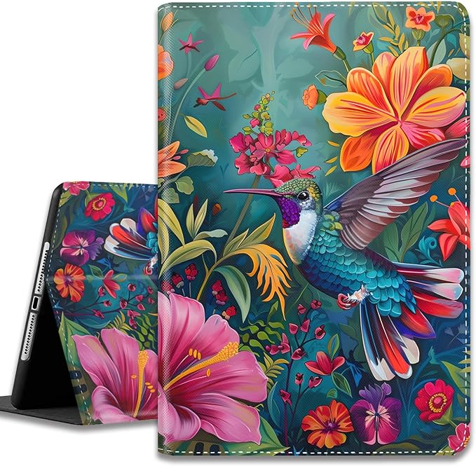 Case for iPad (A16) 11th Generation 11 Inch 2025 / iPad 10th Generation 10.9 Inch 2022 Ultra-Thin Multi-Angle Protective Cover with Auto Sleep/Wake A Dark Horse