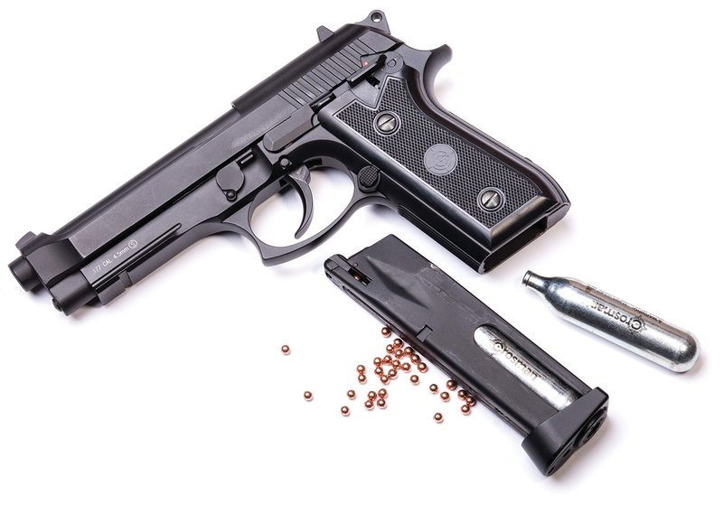 Crosman PFAM9B CO2-Powered Full Auto Blowback BB Air Pistol