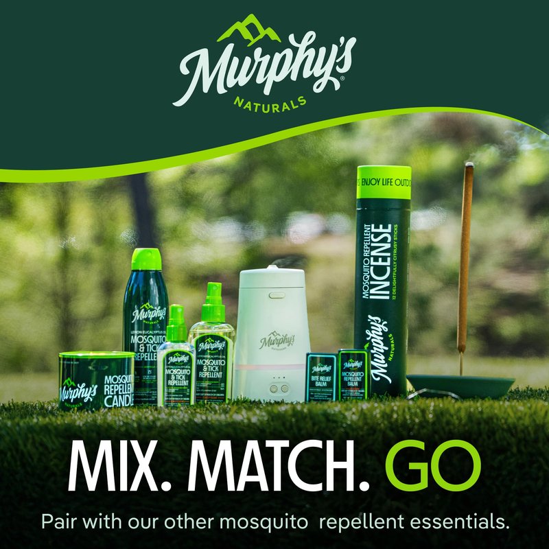 Murphy's Naturals Mosquito & Tick Bug Repellent Spray, Oil of Lemon Eucalyptus for Skin + Outdoor Gear, 4 Ounce Pump, 1-Pack