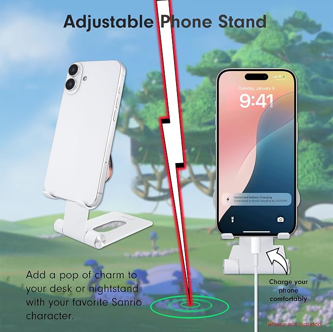 Sonix x Sanrio Character Phone Stand | Adjustable Cell Phone Holder Desk Stand Dock | Badtz Maru