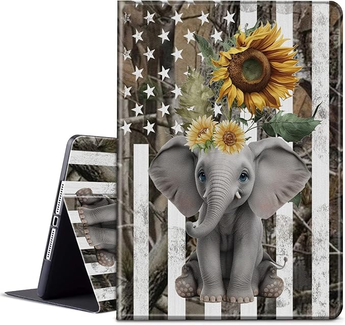for Samsung Galaxy Tab S6 Lite Case 2022/2020 Release with Adjustable Stand &amp Auto Wake/Sleep Feature Smart Protect Cover Case for Samsung Tab S6 Lite 10.4 inch - American Flag