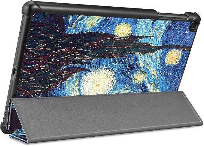 Fintie SlimShell Case for Samsung Galaxy Tab A 10.1 2019 Starry Night | Model SM-T510/T515/T517 Ultra Thin Lightweight Stand Cover