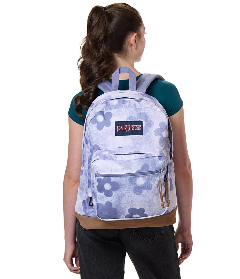 JanSport Right Pack Backpack - Durable Daypack with Padded 15" Laptop Sleeve, Spacious Main Compartment & Integrated Water Bottle Pocket, Graffitied