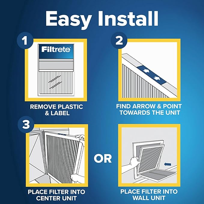 Filtrete 16x20x1 AC Furnace Air Filter, MERV 11, MPR 1000, Micro Allergen