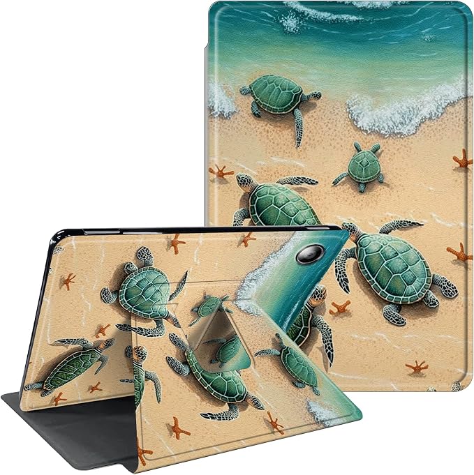 for Samsung Galaxy Tab A7 Lite Case 8.7 inch 360 Degree Rotating Stand Protective Smart Cover Case for Samsung Galaxy Tab A7 Lite 2021 - American Flag &amp Fish
