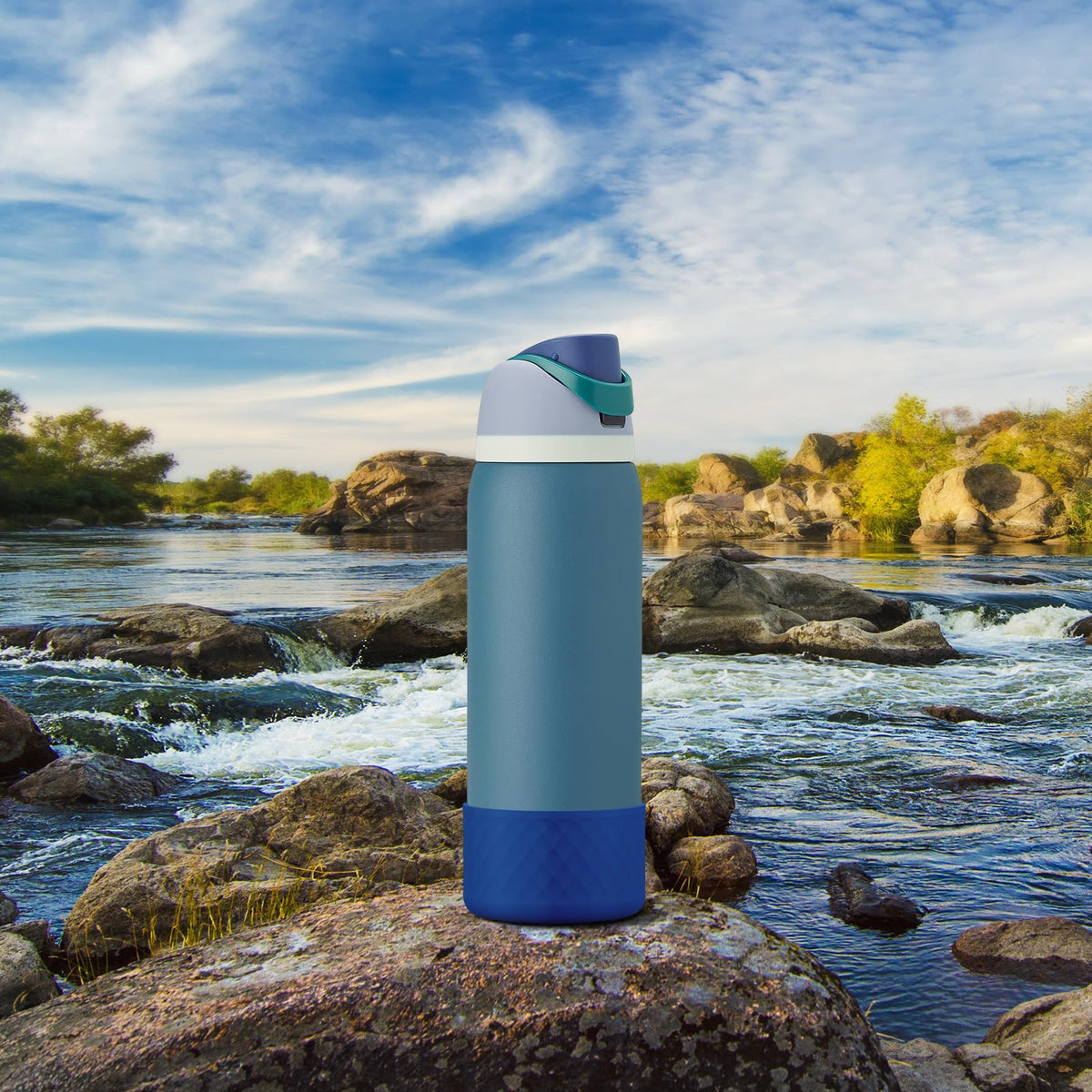 Silicone Boot for Owala Water Bottle 40 oz, Anti-Slip Protective Sleeve for FreeSip/Twist/Flip Stainless Steel Water Bottles Accessories